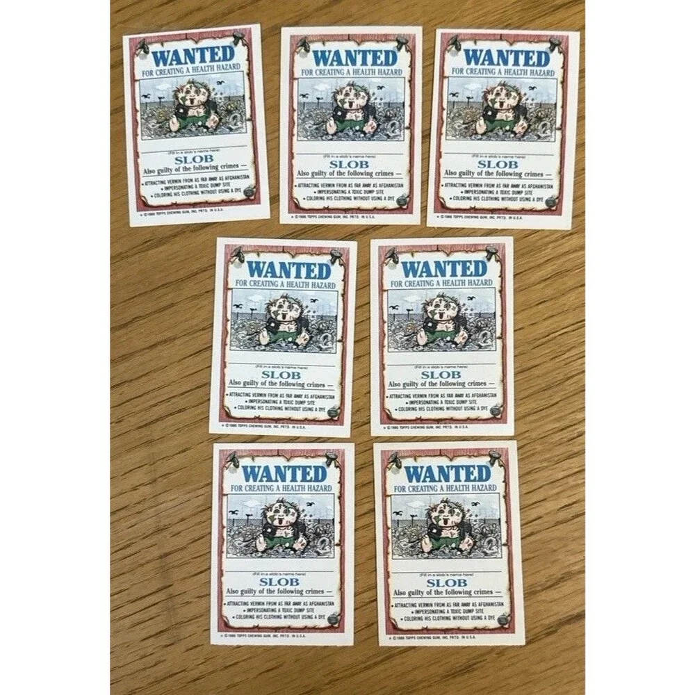 Beaky Becky Picky Mickey 1986 Topps Garbage Pail Kids OS3 Lot 7 Cards